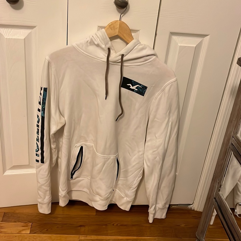 White Hollister Hoodie